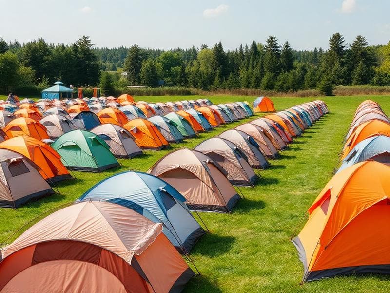 Палаточный лагерь